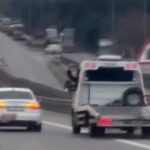 İstanbul’da kullandığı çekiciyle çarptığı otomobilin sürücüsünü darbeden şoför yakalandı