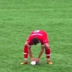 İstanbul’da oynanan amatör maçta görülmemiş olay: Uçan martıya top çarptı