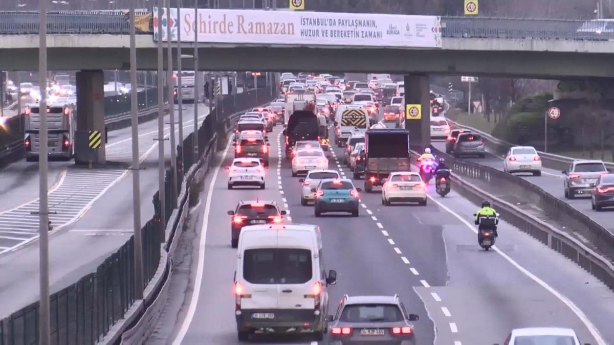 İstanbul’da trafik yoğunluğu
