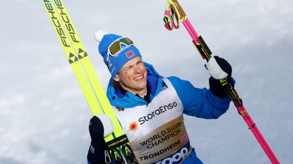 Johannes Hoesflot Klaebo, 6. olimpiyat altın madalyasını aldı