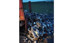 Kaçak döküme suçüstü