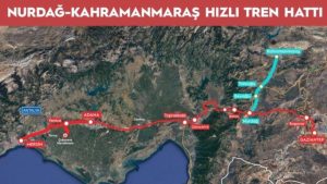 Kahramanmaraş’a hızlı trenle Doğu Akdeniz açılımı