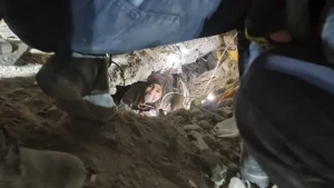 Kahramanmaraş’ta Aysima’nın kurtuluş hikayesi: Kedi sesi sandım