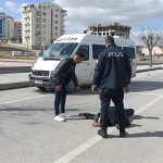 Karaman’da minibüsün çarptığı yaya 32 metre ileri savruldu