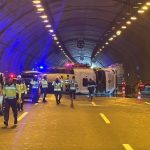 Kuzey Marmara Otoyolu’nda tanker devrildi