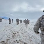 Mehmetçik kış tatbikatında