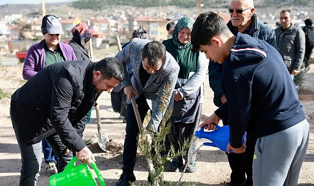 Nevşehir’de Binlerce Fidan Toprakla Buluştu