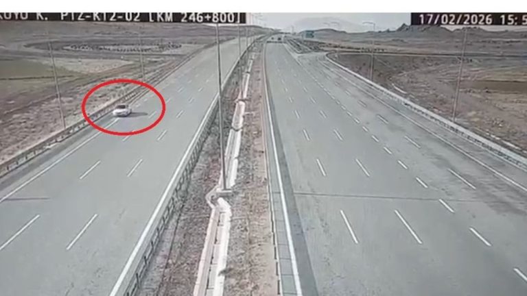 Niğde–Nevşehir Otoyolunda ters yönde geri geri giden sürücüye ceza