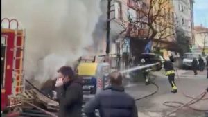 Ordu’da iş yeri deposunda yangın