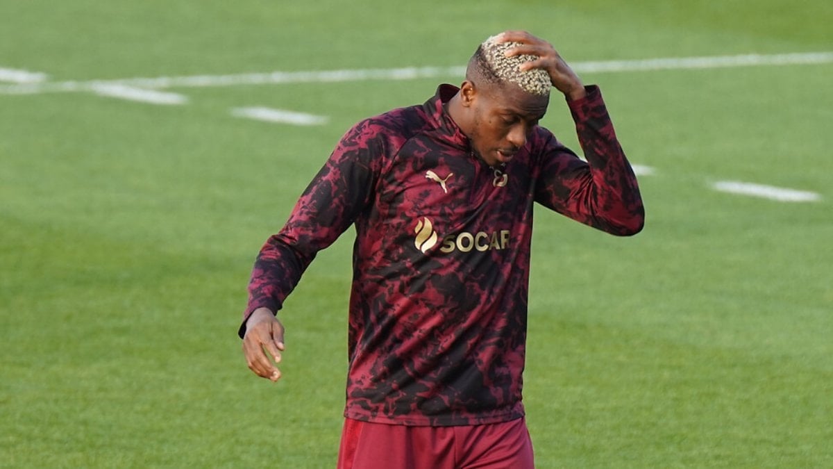 Salonda çalıştı! Galatasaray’da Victor Osimhen gelişmesi