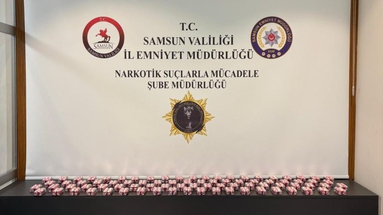 Samsun’daki uyuşturucu operasyonunda 2 kişi gözaltına alındı