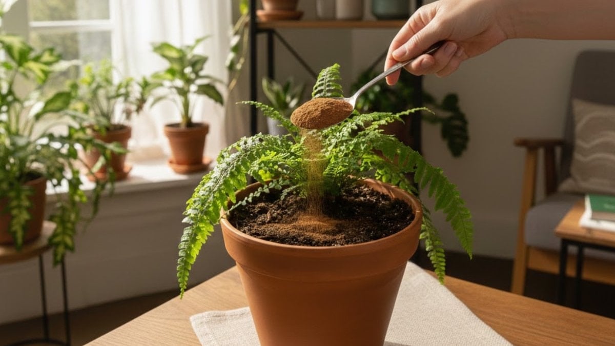 Toprağa bir kaşık dökün ve izleyin: Sinekler saksılara yaklaşamıyor