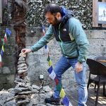 Trabzonlu dağcı, zirvelerden topladığı taşlarla kafesine dağ ruhu kattı