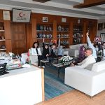 Uğur Okullarından Başkan Topaloğlu’na ziyaret