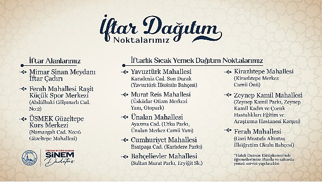 Üsküdar Belediyesi’nden Ramazan Ayına Kapsamlı Hazırlık