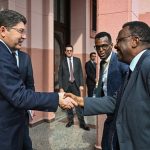 Yılmaz Tunç, Somalili mevkidaşı ile bir araya geldi