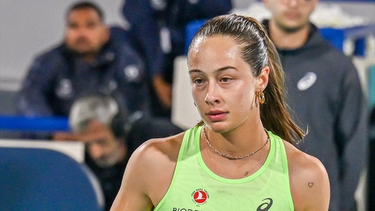 Zeynep Sönmez, Katar Açık Tenis Turnuvası’na veda etti