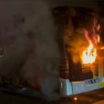 15 Temmuz Şehitler Köprüsü bağlantı yolunda metrobüs yangını