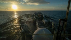 3 bin 500 deniz piyadesini taşıyan gemi Orta Doğu’ya ulaştı