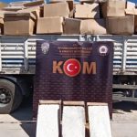 Afyonkarahisar’da tırda 8 milyon liralık doldurulmuş makaron bulundu