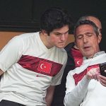 Ali Koç ve oğlu, Türkiye – Romanya maçına geldi