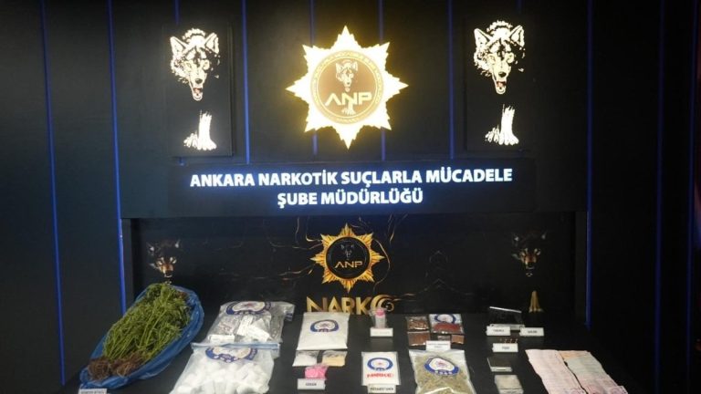 Ankara’da narkotik operasyonları: 28 tutuklama