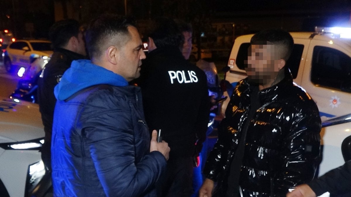 Antalya’da polisten kaçtı, cezayı yedi