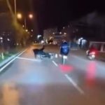 Antalya’da tek teker şovu kazayla bitti