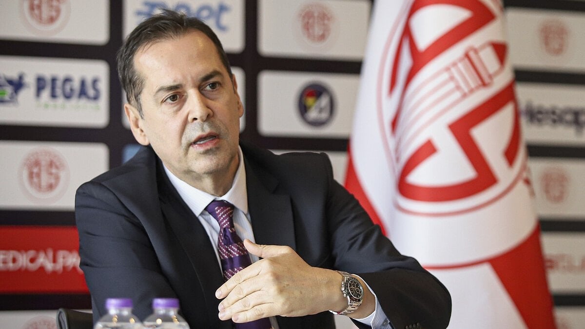 Antalyaspor Başkanı Rıza Perçin: Daha farklı olabilirdi