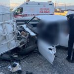 Aydın’da yolcu otobüsüyle çarpışan otomobilin sürücüsü yaşamını yitirdi