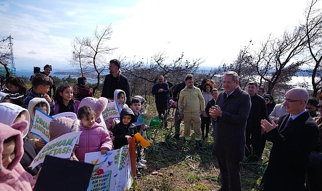 Ayvalık’ta Geleceğe Nefes: 150 Fıstık Çamı Toprakla Buluştu