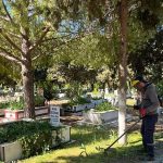 Ayvalık’ta Mezarlıklar Bayram Ziyaretlerine Hazırlandı…