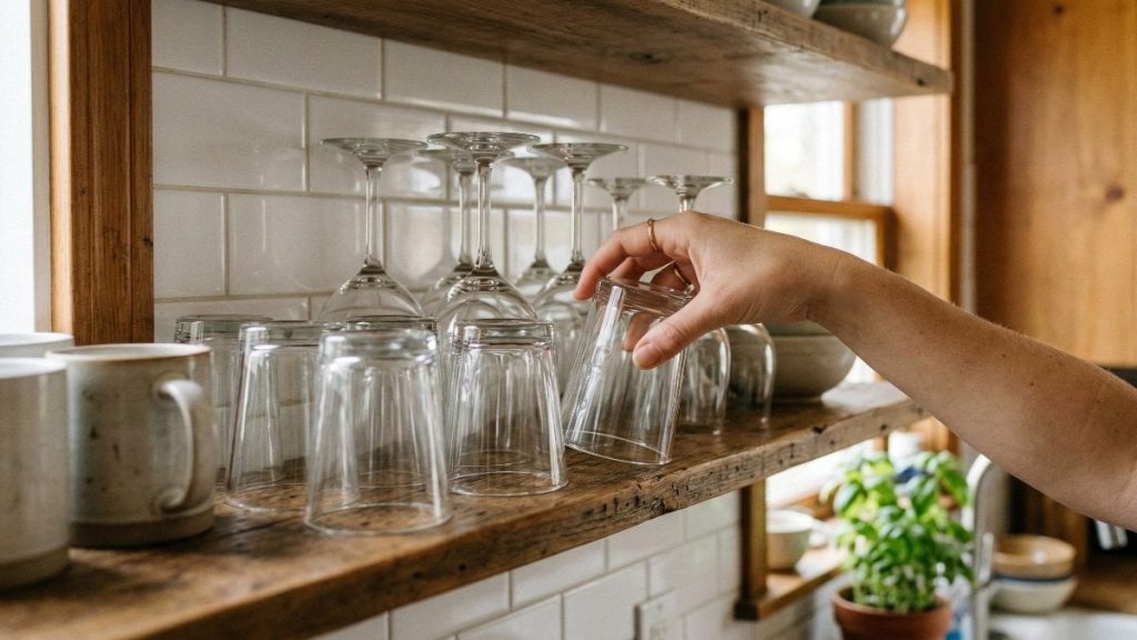 Bardakları ters değil düz koyun: İşte nedeni