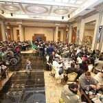 Başkan Büyükakın, Gazzeli ailelerle oruç açtı