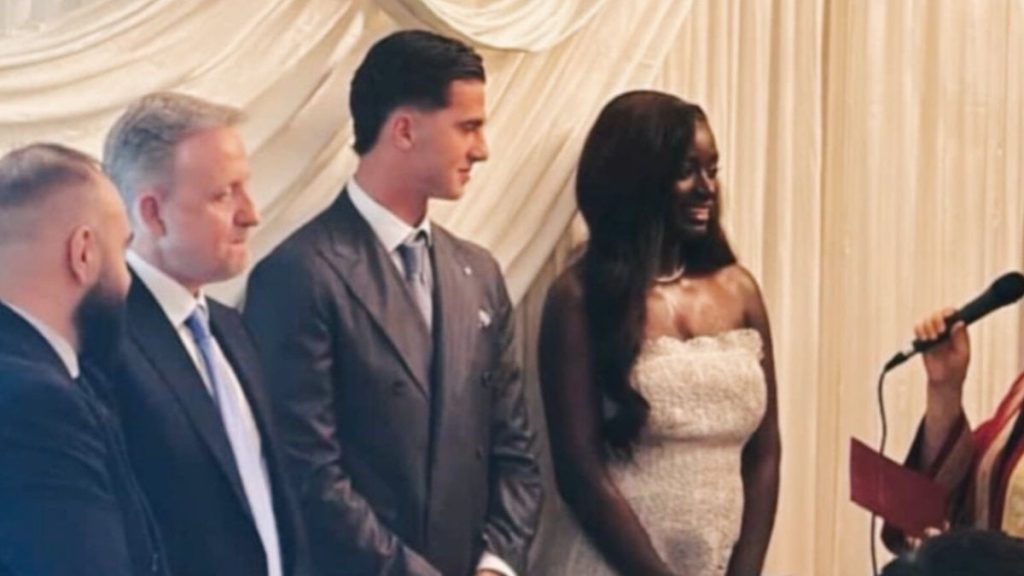 Bertuğ Yıldırım siyahi sevgilisi Portekizli Oriana Correia Gomes ile evlendi