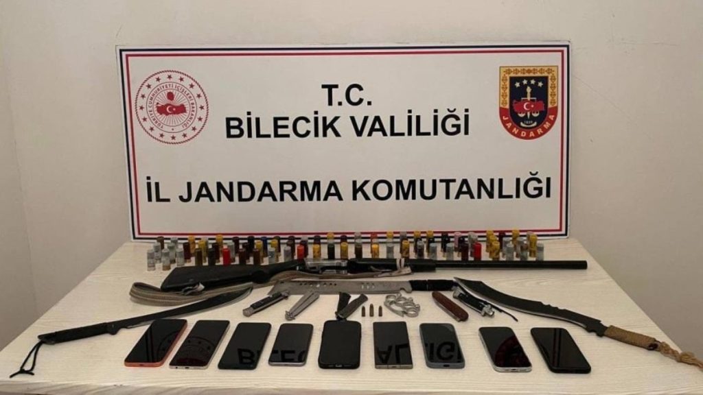 Bilecik’te silah kaçakçılığı operasyonu: 11 gözaltı