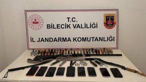 Bilecik’te silah kaçakçılığı operasyonu: 11 gözaltı