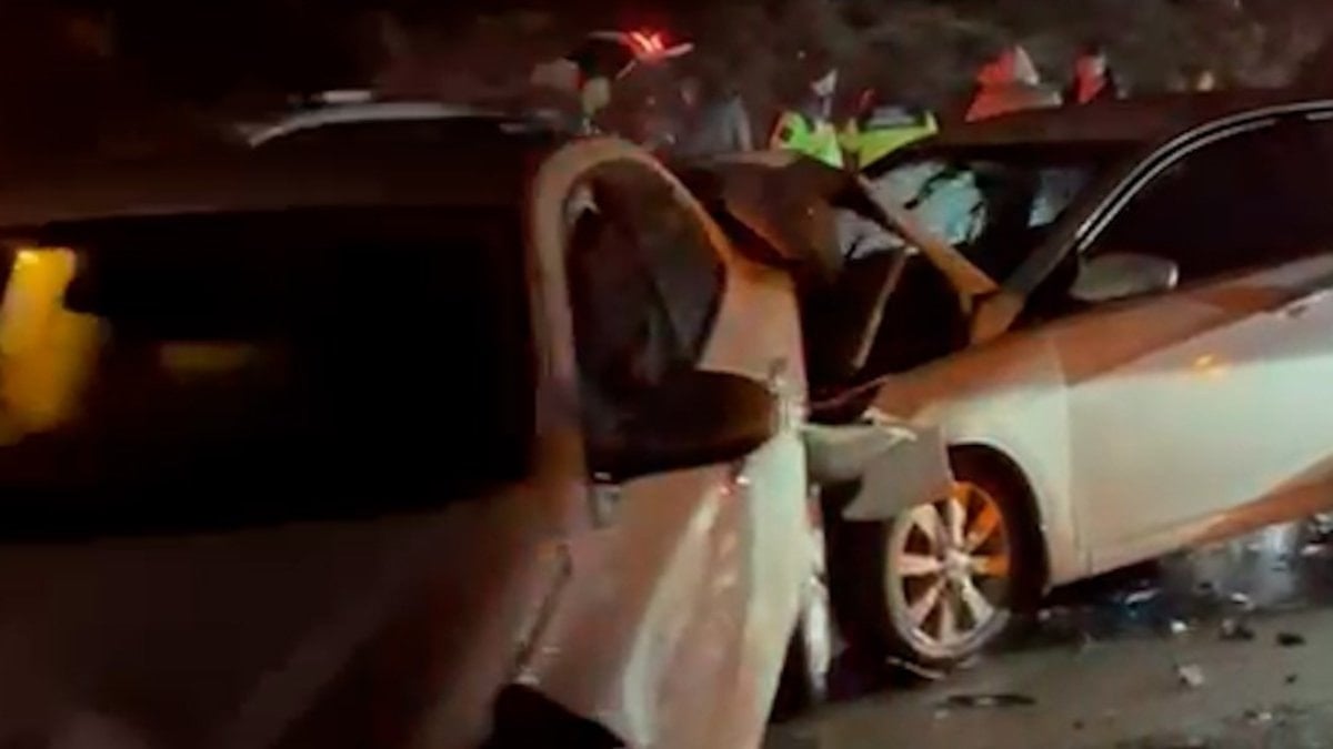 Bolu TEM’de zincirleme kaza: 5 araç birbirine girdi