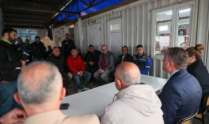 Buca’da sıcak bayramlaşma