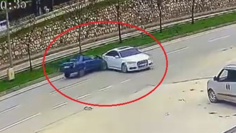 Bursa’da el frenini çekmeyi unuttu