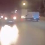 Bursa’da ters yönden gelen otomobil motosikletliye tehlike yaşattı