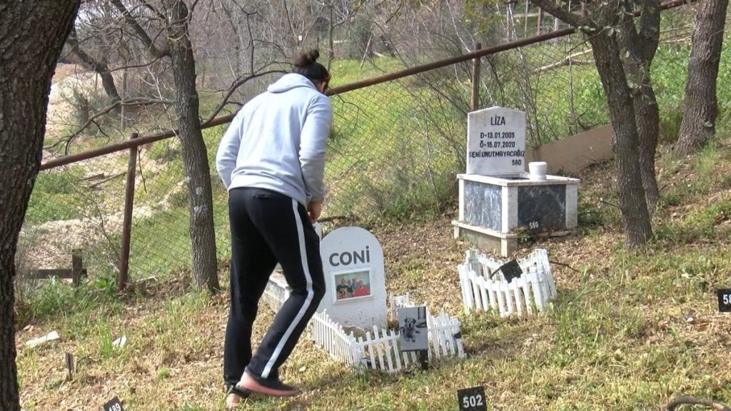 Bursa’da Türkiye’nin ilk evcil hayvan mezarlığına bayram ziyareti