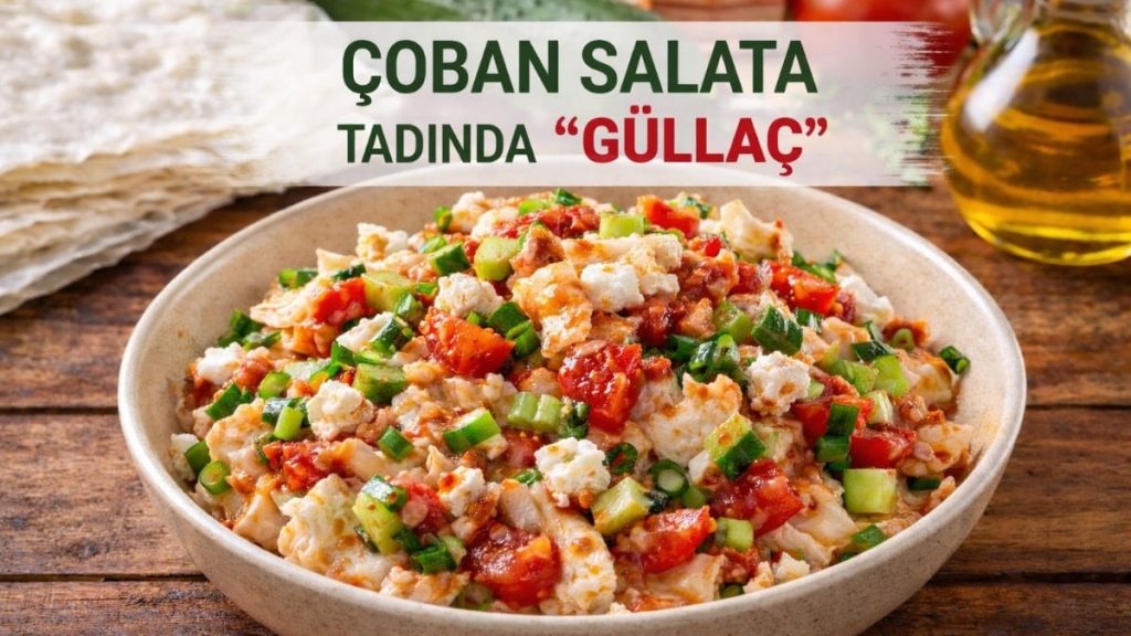 Çoban salata tadında: Banmalık güllaç salatası tarifi