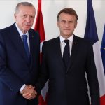Cumhurbaşkanı Erdoğan, Emmanuel Macron’la görüştü