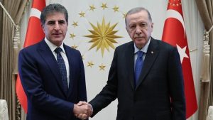 Cumhurbaşkanı Erdoğan, Neçirvan Barzani ile görüştü