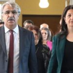 DEM Partili Buldan ve Sancar, Akın Gürlek ile Mustafa Çiftçi’yi ziyaret etti