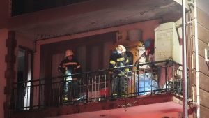 Denizli’de kombiden çıkan yangın korkuttu