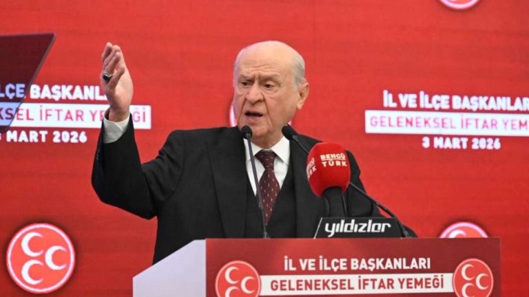 Devlet Bahçeli: Bu savaşlar zinciri kırılmalı, bölgemizde barış dili hakim olmalıdır