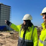 Edirne’de şantiyenin kadın çalışanları