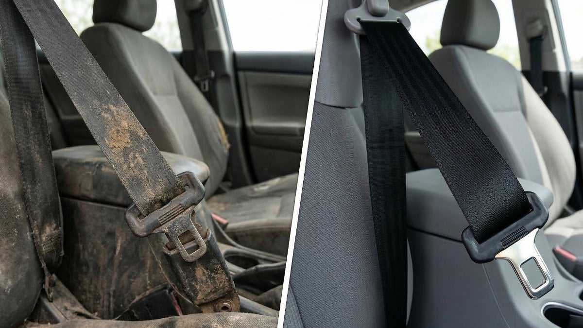 Emniyet kemeri temizliği: Doğal yöntemle ilk günkü gibi